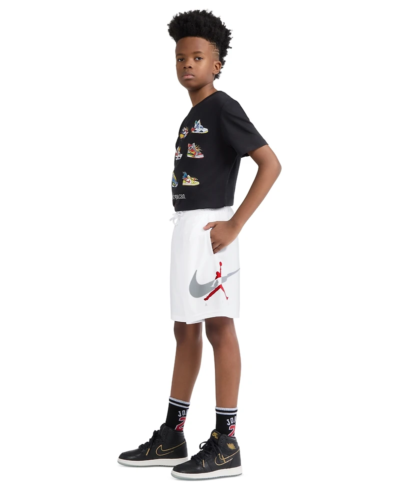 Jordan Boys' 8-20 Graphic Varsity-Style Mesh Shorts