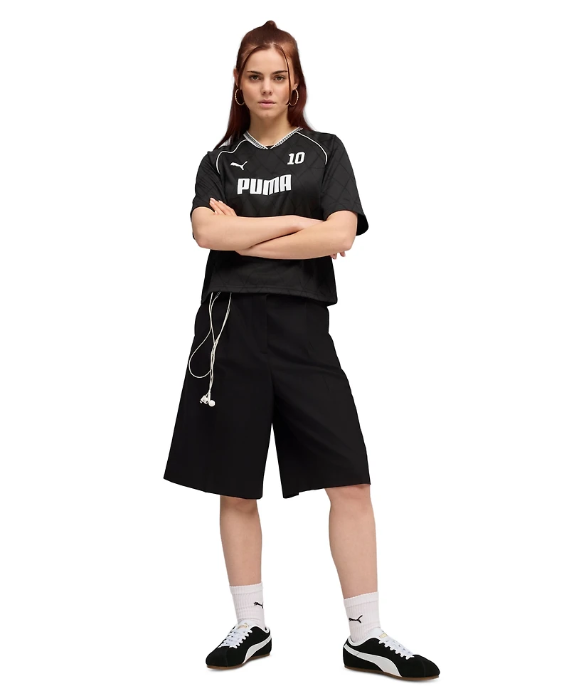 Puma Women's Relaxed-Fit Jersey Top