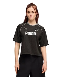 Puma Women's Relaxed-Fit Jersey Top