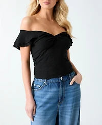 Guess Women's Teodolinda Off-The-Shoulder Top