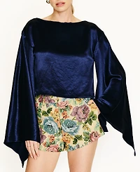 Line & Dot Women's Avanelle Boat Neck Top