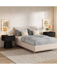 Tribesigns Modern Side End Table with Storage Drawer for Living Room, Bedroom and Small Space