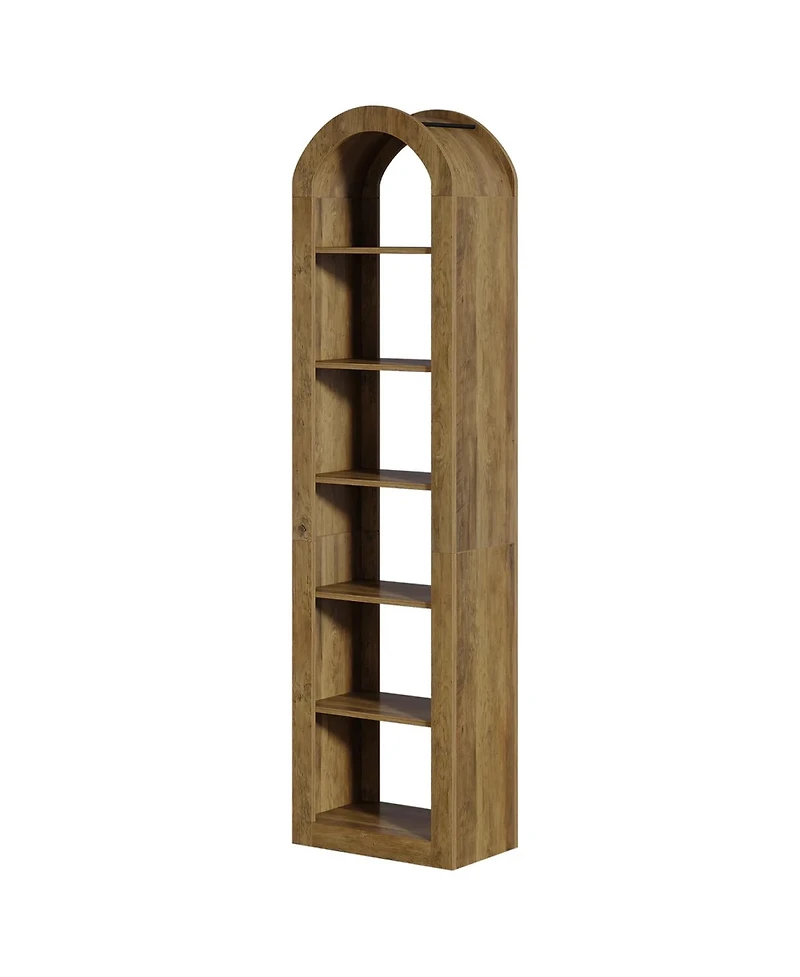 Rainsken 6-Tier Bookshelf