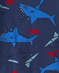 Carter's Baby Boys' Short-Sleeve T-Shirt and Shorts Sleep & Play, 4-Piece Set