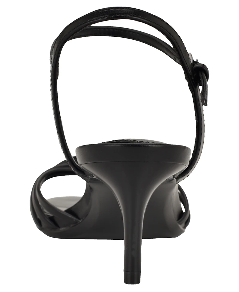 Calvin Klein Women's Izabella Strappy Kitten Heel Dress Sandals