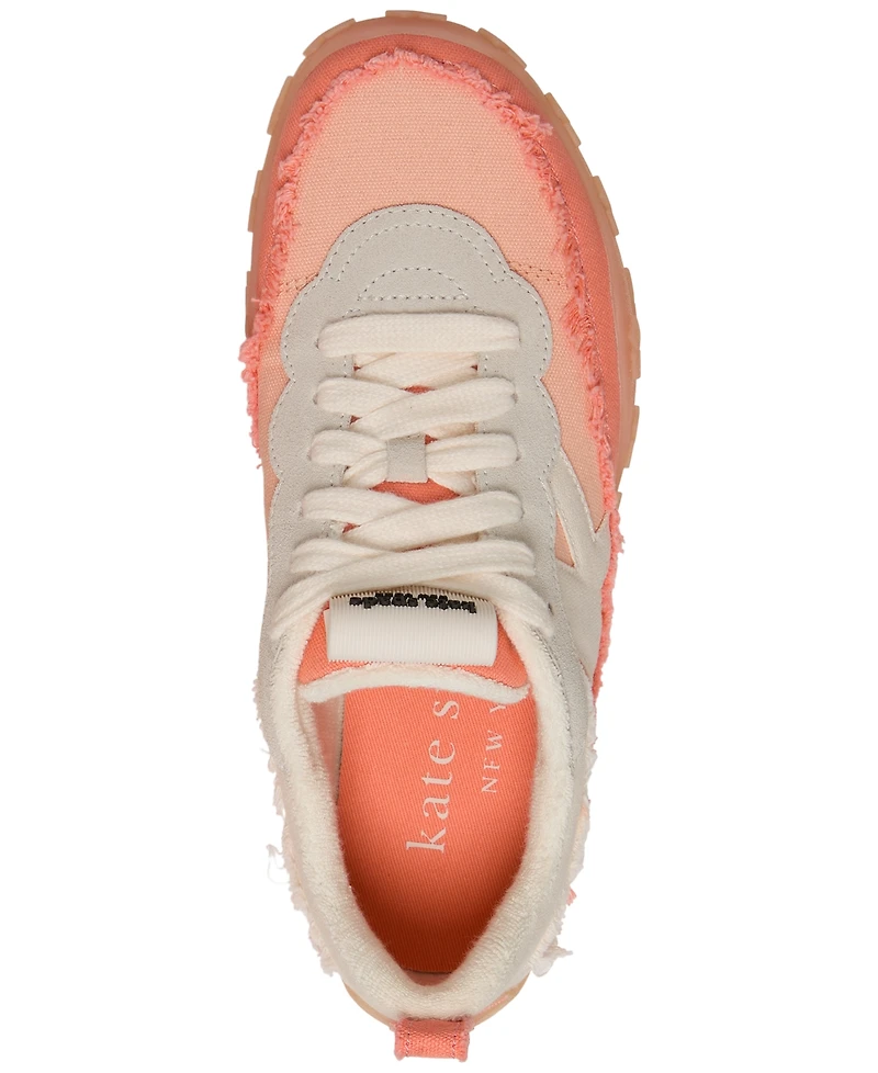 Kate spade new york Women's K As Canvas Lace-Up Sneakers