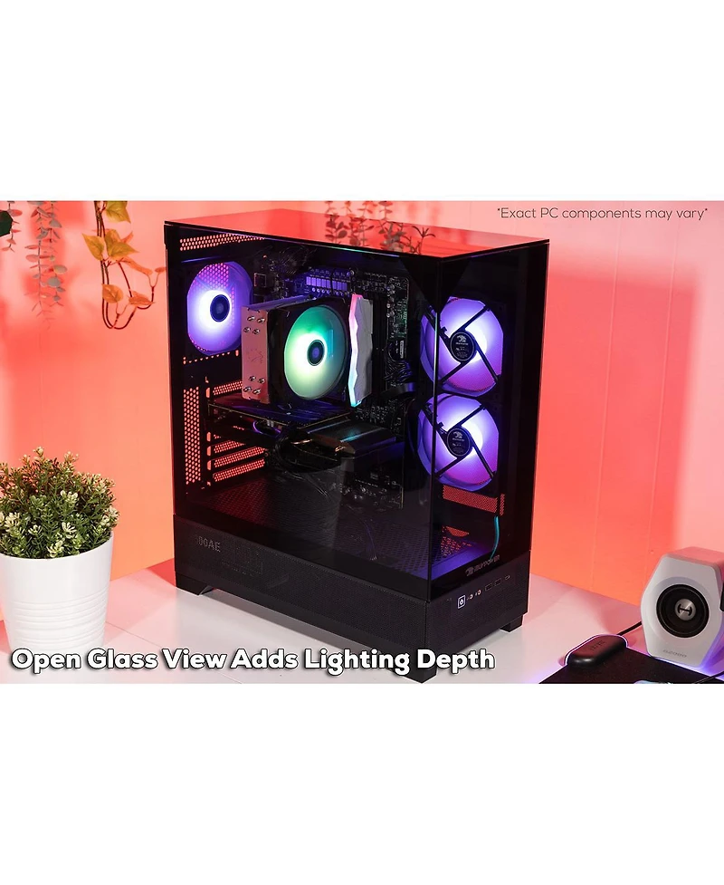 iBUYPOWER Element Se ESA5N5602 Gaming Desktop Computer, Amd Ryzen 5 8400F 4.2GHz, 16GB Ram, 1TB Ssd, Nvidia GeForce Rtx 5060 8GB, Windows 11 Home,