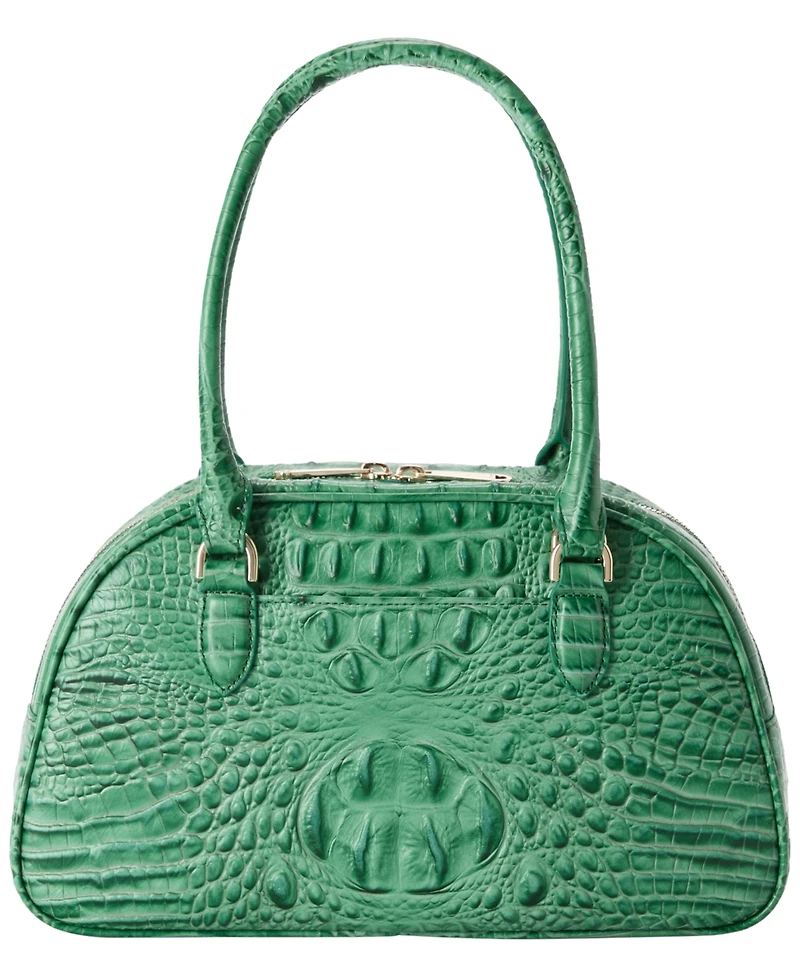 Brahmin Angie Alden Road Leather Medium Satchel Bag