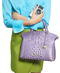 Brahmin Duxbury Melbourne Medium Leather Satchel Handbag
