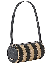Brahmin Billie Barrel-Style Leather Shoulder Bag