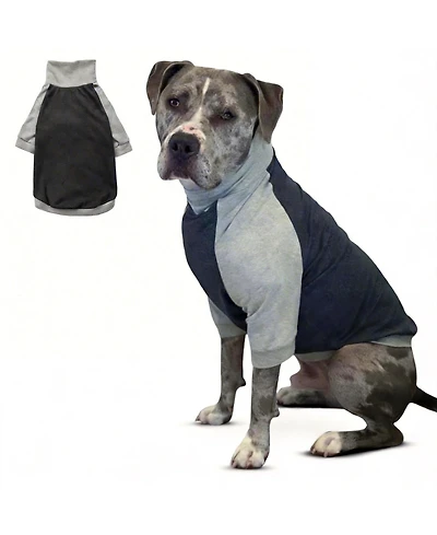 Aronkl Comfortable Breathable Cotton Spandex Dog Shirt for Large Dogs