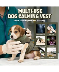 Aronkl Calming Anxiety Vest for Dogs - Comfortable, Safe, and Effective
