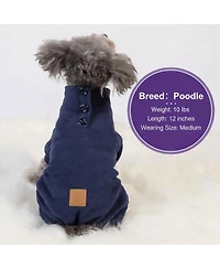 Aronkl Dog Fleece Pajamas for Warmth and Comfort