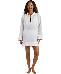 Lauren Ralph Women's V-Neck Cover-Up Tunic
