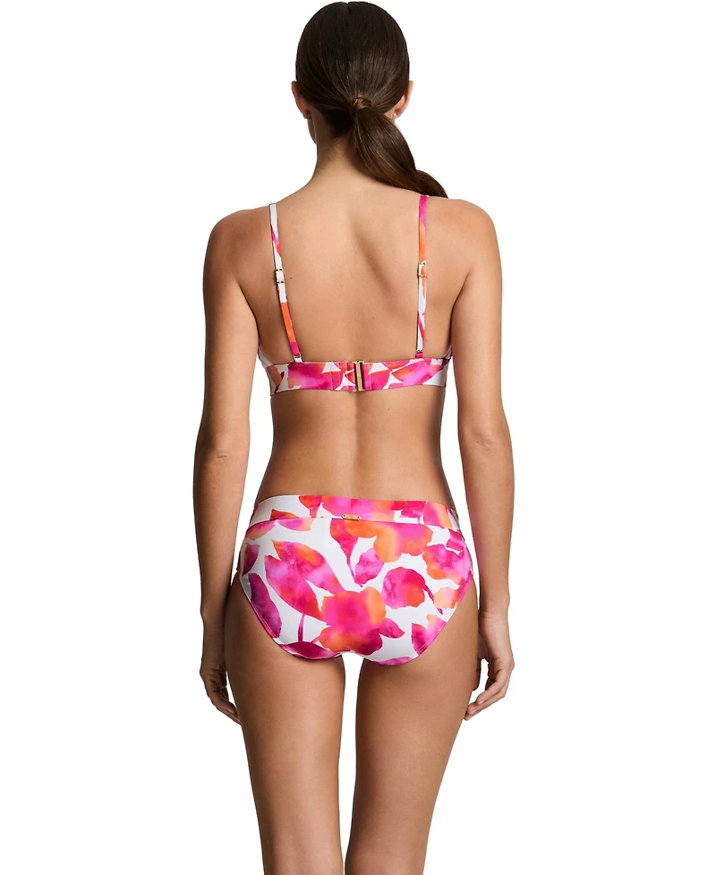 Lauren Ralph Women's Triangle V-Neck Swim Top