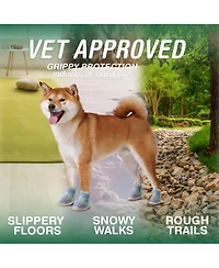 Aronkl Anti-slip Dog Boots for Large Dogs - Winter Snow & Hot Pavement Protection