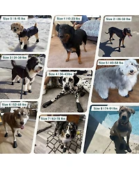 Aronkl Anti-slip Dog Boots for Large Dogs - Durable, Secure Fit, All-Weather Protection