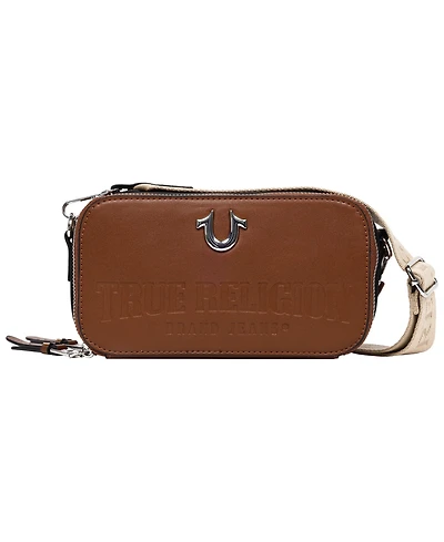 True Religion Double-Zip Horseshoe Camera Bag