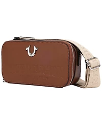 True Religion Double-Zip Horseshoe Camera Bag