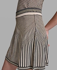 Bcbg Women's Mix Pattern Sweater Skirt