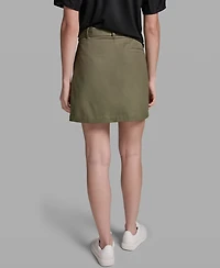Bcbg Women's Flap Pocket Belted Skirt