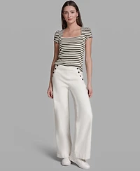 Bcbg Women's Loose-Fit Wide-Leg Pants