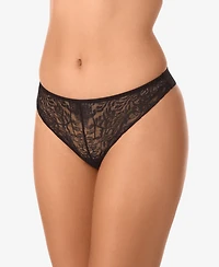 On Gossamer Women's Luxe Lace Thong Underwear G2426