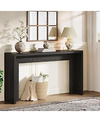 Tribesigns Media Console, 55-Inch Wooden Sofa Table with Storage for Entryway, Foyer, Hallway, Living Room