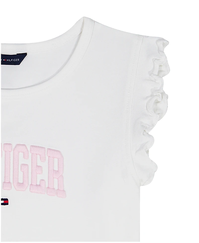 Tommy Hilfiger Girls' 7-16 Sleeveless Round Neck Top