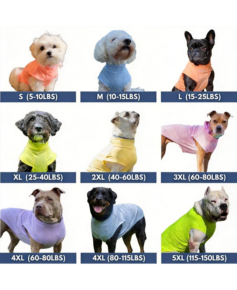 Aronkl Uv Protection Spf 30 Breathable Quick Dry Dog T Shirt