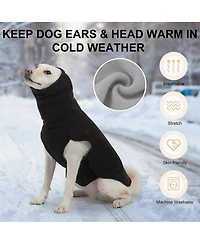 Aronkl Reversible Dog Anxiety Vest with Hood for Calming and Comfort