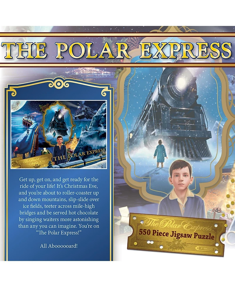MasterPieces The Polar Express - Christmas 550 Piece Jigsaw Puzzle