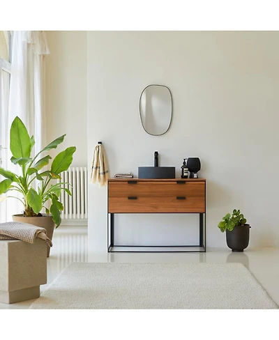 Tikamoon Urban 100 Acacia Bathroom Vanity Unit