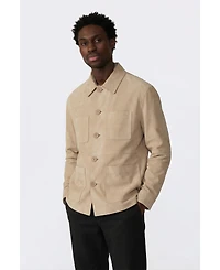Furniq Uk Men's Suede Jacket