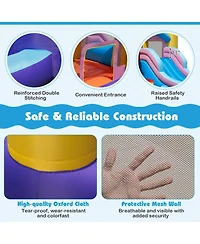 Hongge 6 in 1 Inflatable Kids Water Park for Yard