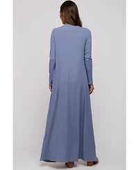 Pinkblush Maternity Ribbed Sleeveless Dress Cardigan Set