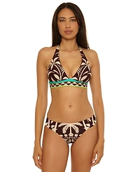 Trina Turk Women's Pull-On Printed Swim Bottoms