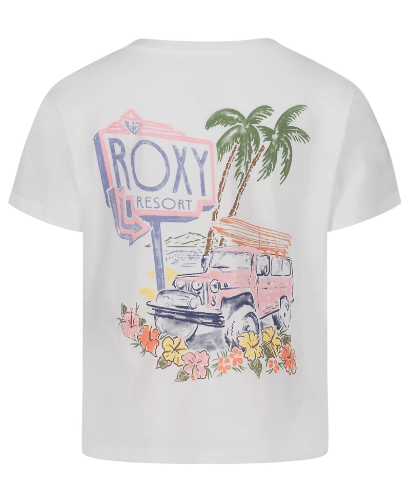 Roxy Girls' 7-16 Short-Sleeve Crewneck T-Shirt