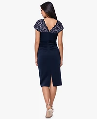 B&A By Betsy and Adam Women's V-Neck Long Dress