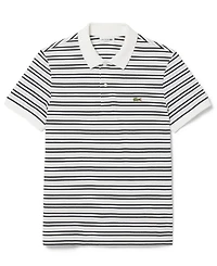 Lacoste Men's Classic Fit Striped Pique Polo Shirt