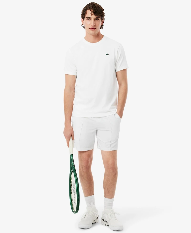Lacoste Men's Ultra-Dry Printed Crewneck Tennis T-Shirt