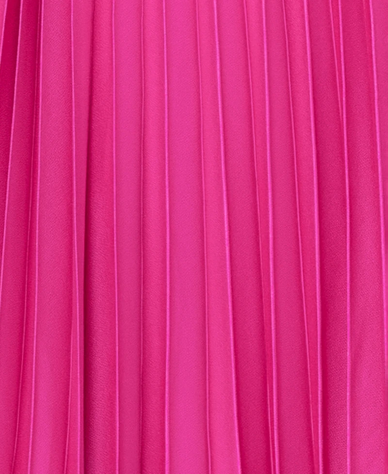 Xscape Plus Hammered Pleated Gown