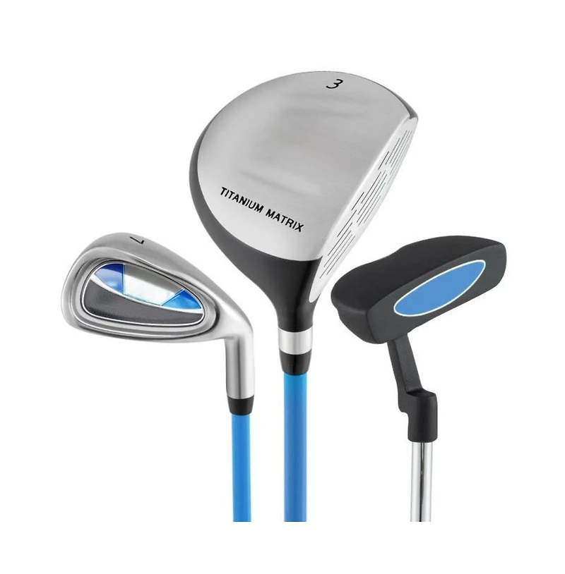 Hongge Junior Mallet Putter Individual Gold Club for Kids Ages 11-14