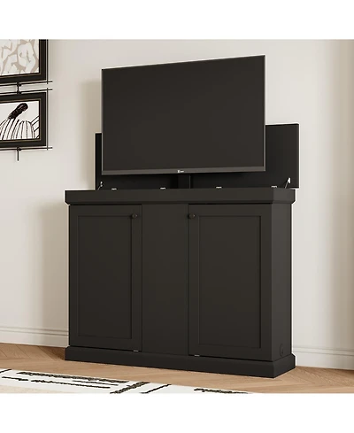 50" Automatic Lifting Tv Stand with Remote Control and Safety Limiter