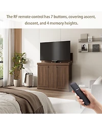 Homsee 50" Automatic Lifting Tv Stand with Remote Control and Safety Limiter
