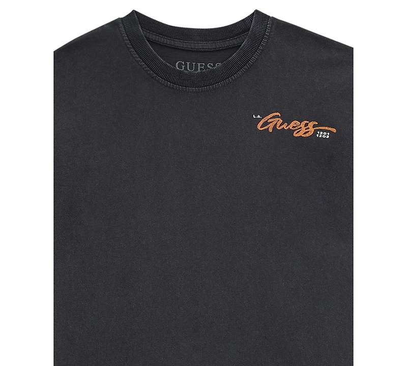 Guess Boys' 8-16 Garment Dye Oversize Short-Sleeve T-Shirt