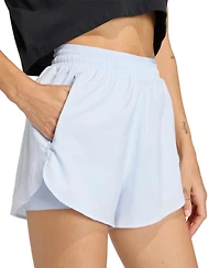 adidas Women's D4T High Rise Two-in-One Training Shorts