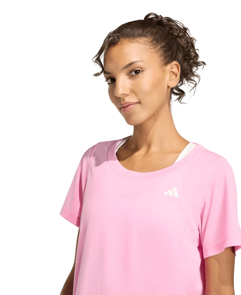 adidas Women's Workout Essentials Seamless Scoop Neck T-Shirt