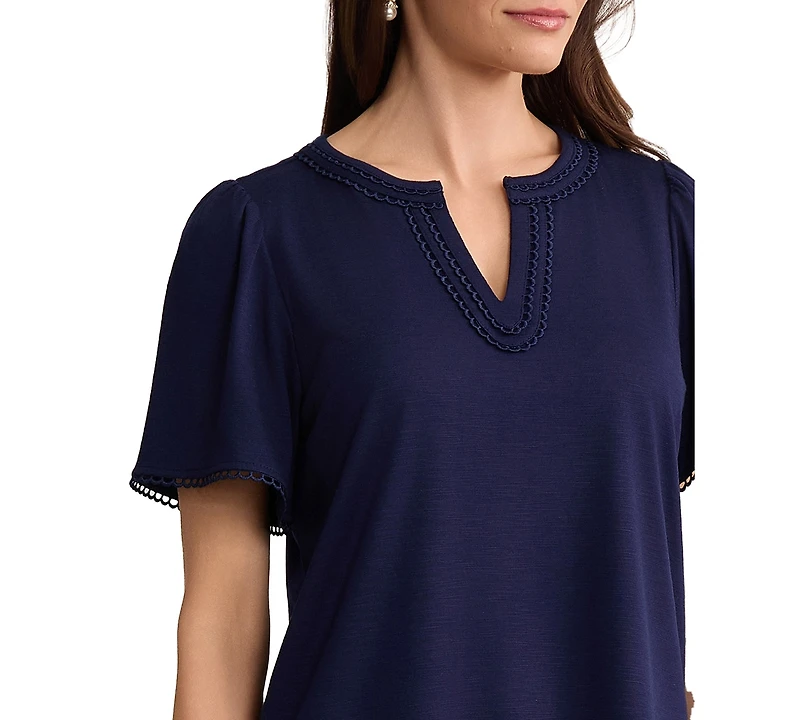 Jones New York Women's V-Neck Top
