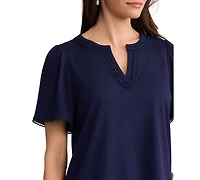 Jones New York Women's V-Neck Top